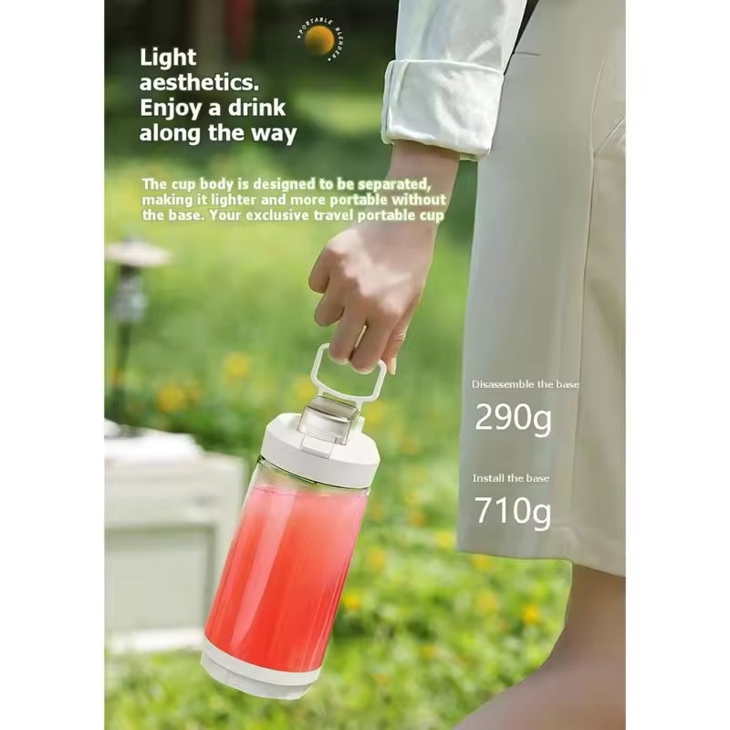 Wireless Portable Juicer Blender – Auto-Clean, 200W