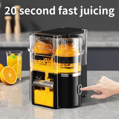Dual-Head Electric Orange Juicer – Citrus Squeezer