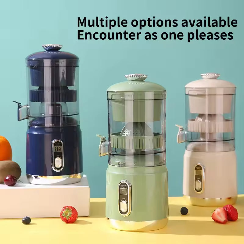 Fully Automatic Fruit Juicer – Bidirectional Spiral Extractor